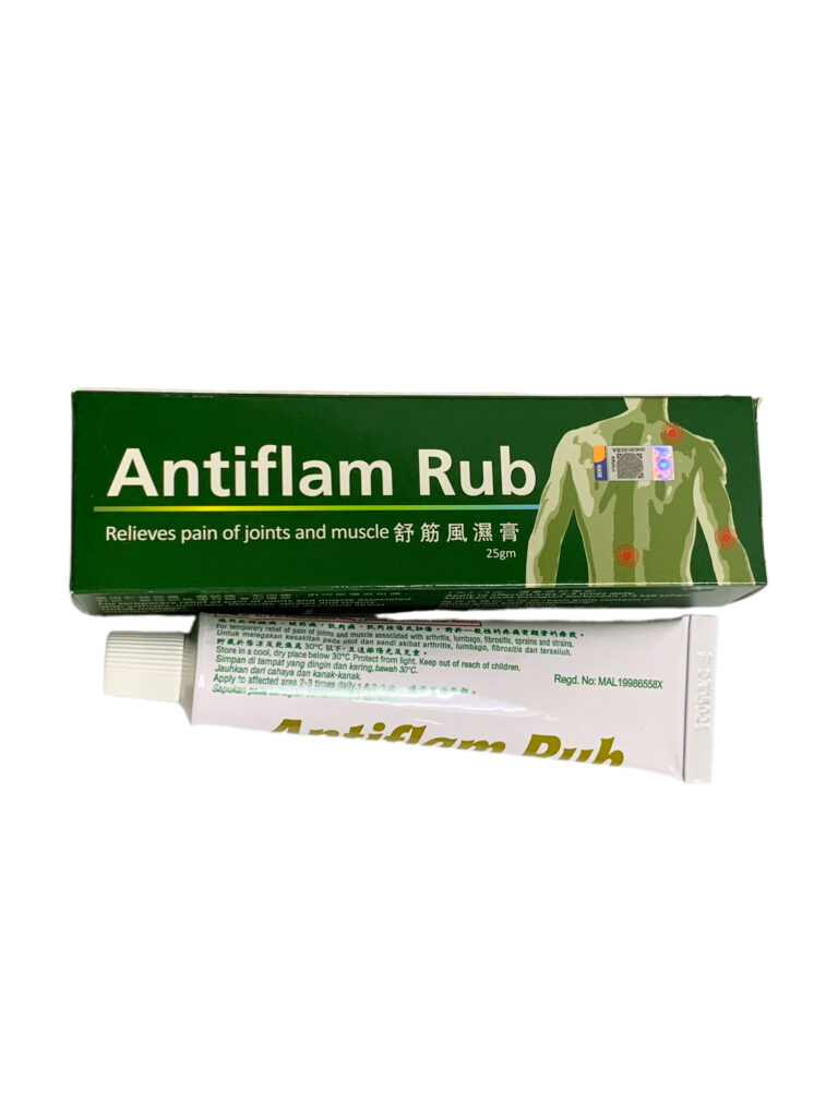 Anti Rub Rash ANTIFLAM RUB CREAM – Prime Pharmaceutical Sdn.Bhd.