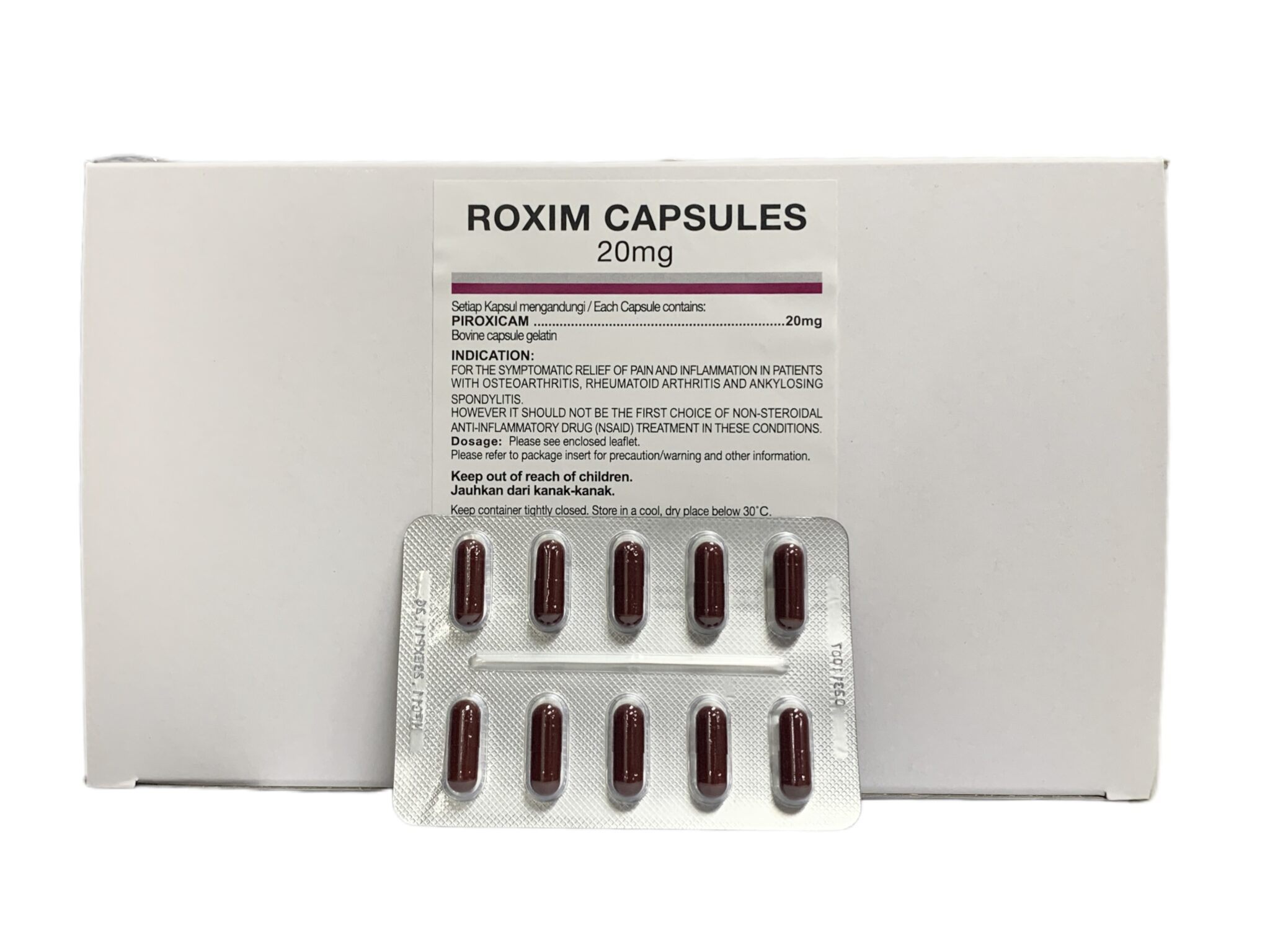Roxim ROXIM CAPSULE 20MG – Prime Pharmaceutical Sdn.Bhd.
